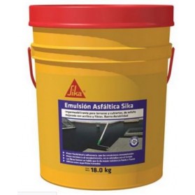 Sika Emulsión Asfáltica Impermeabilizante Para Cubierta 18kg 5gl