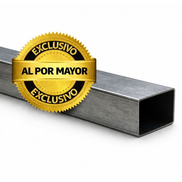 Tubo Rectangular 10 x 4 de 6 metros