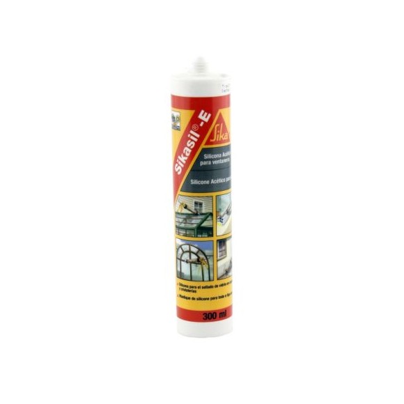 Silicona Transparente Para Ventanas 300 ml Sika